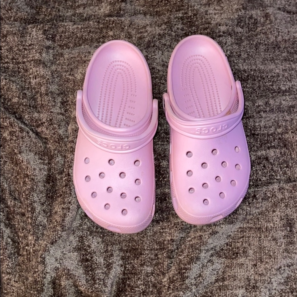 Pink Crocs